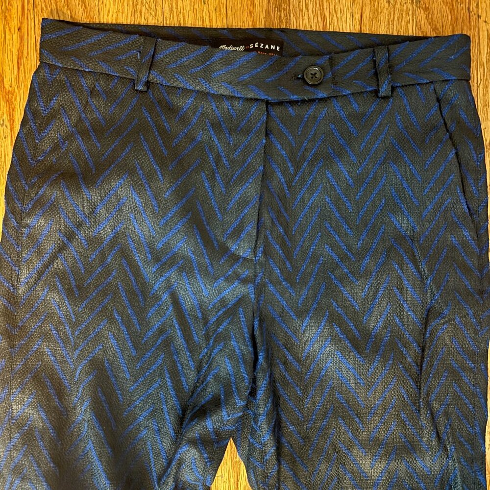 Madewell et Sezane Blue and Gray Ankle Slacks